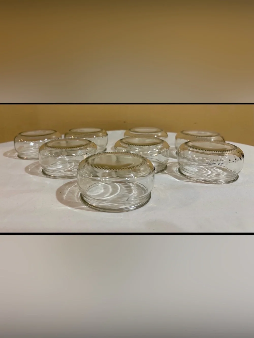 Clear Glasses For Dessert, Yogurt, Pudding . Set Of 8